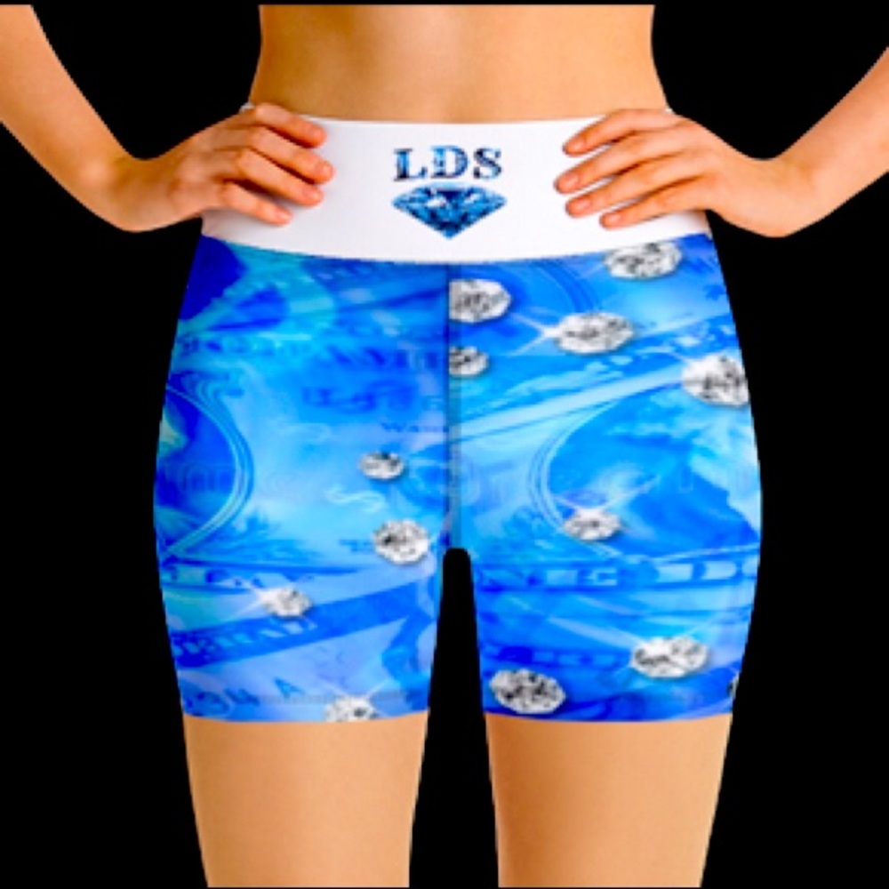 LUCID DREAM DIAMOND DREAMS YOGA SHORTS LIMITED EDITION ALL SIZES AVAILABLE